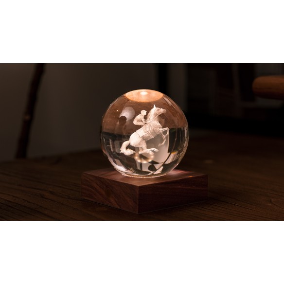 AMBER CRYSTAL LIGHT, 3D laser Horse Racing