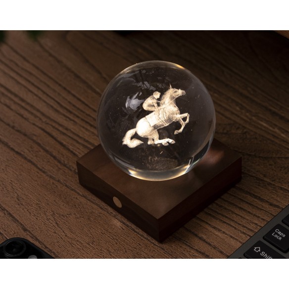 AMBER CRYSTAL LIGHT, 3D laser Horse Racing