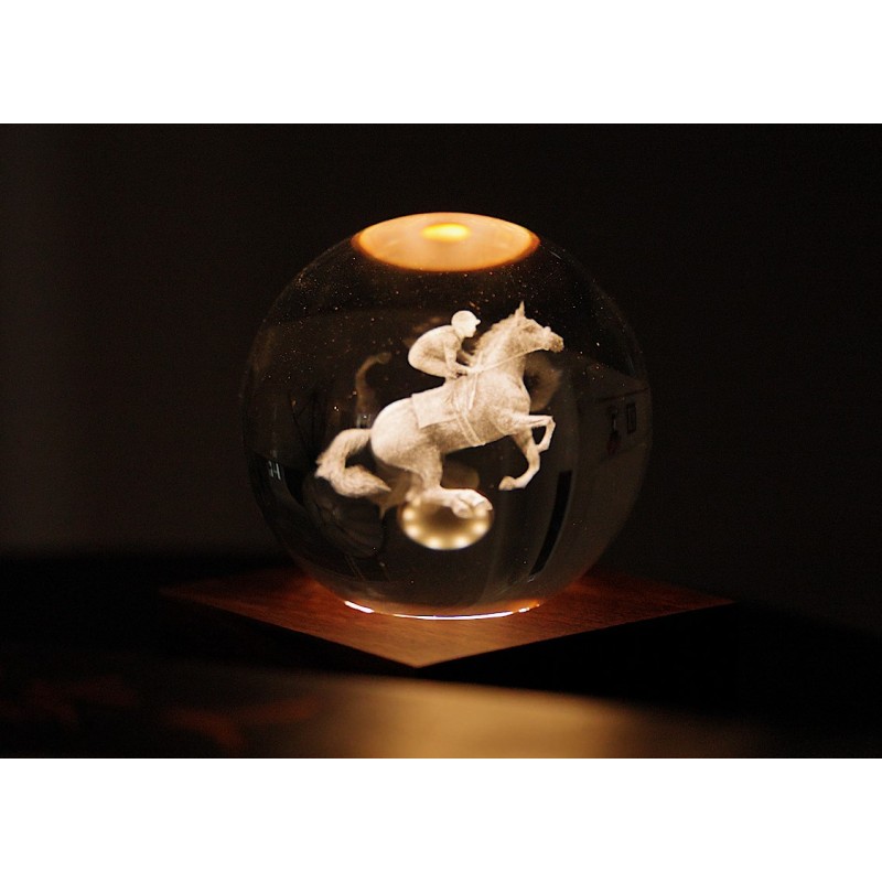 AMBER CRYSTAL LIGHT, 3D laser Horse Racing