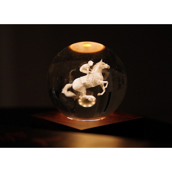 AMBER CRYSTAL LIGHT, 3D laser Horse Racing