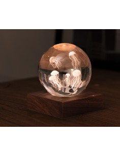AMBER CRYSTAL LIGHT, 3D laser Jellyfish