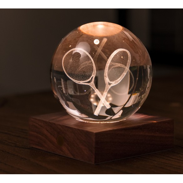 AMBER CRYSTAL LIGHT, 3D laser Tennis Racket