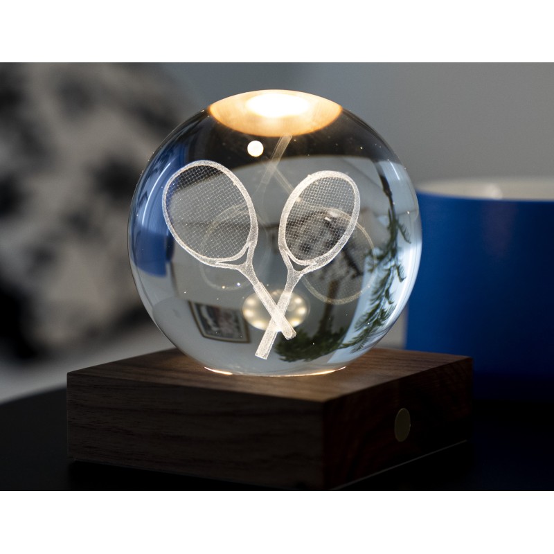 AMBER CRYSTAL LIGHT, 3D laser Tennis Racket