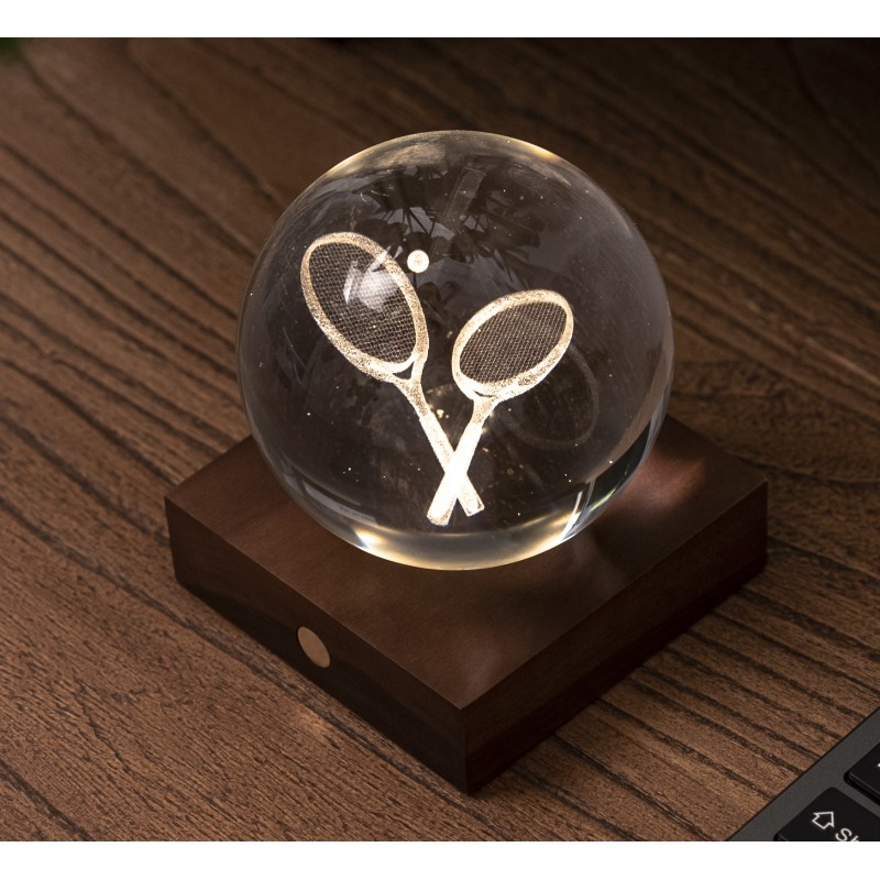 AMBER CRYSTAL LIGHT, 3D laser Tennis Racket