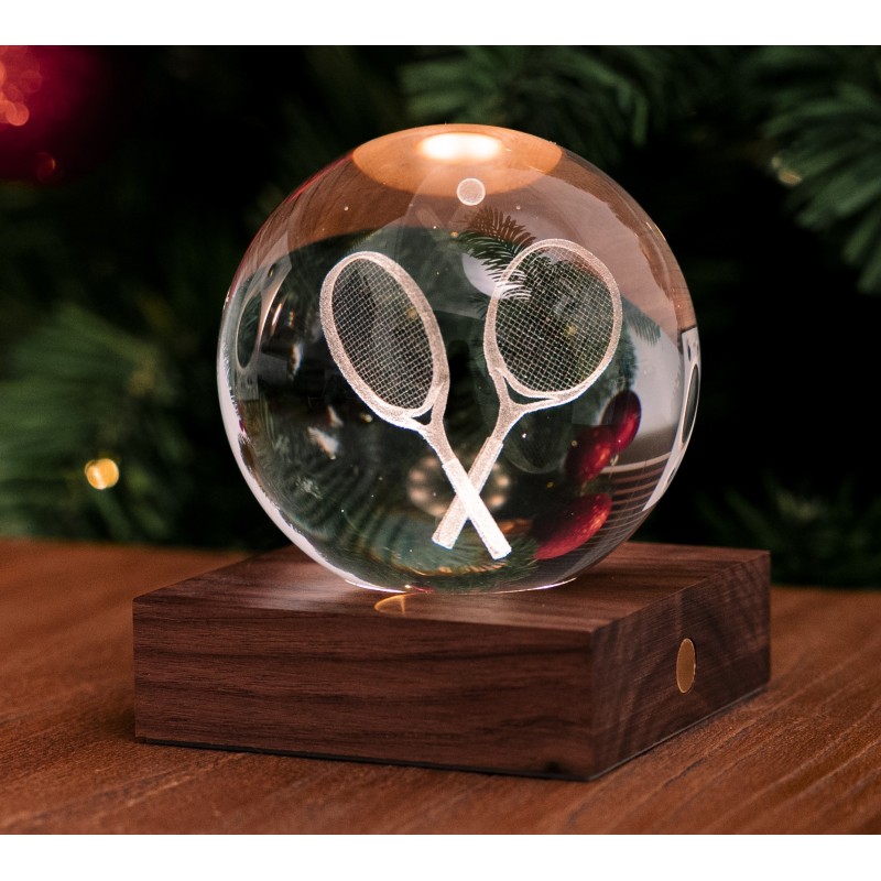 AMBER CRYSTAL LIGHT, 3D laser Tennis Racket