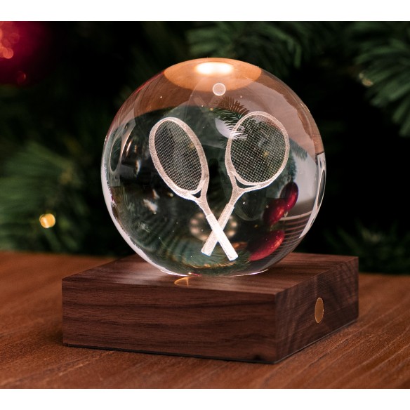 AMBER CRYSTAL LIGHT, 3D laser Tennis Racket