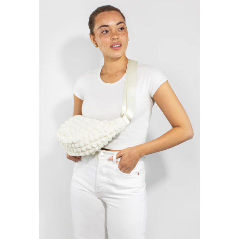 CROSSBODY BAG, Cream