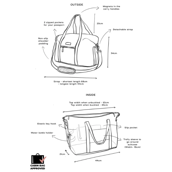 WEEKENDER BAG, Dogtooth