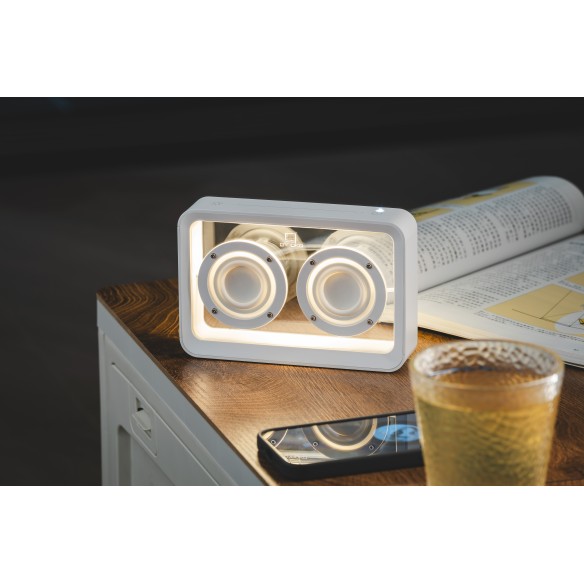 MAGE SEE-THROUGH SPEAKER, White