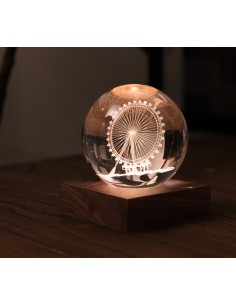 AMBER CRYSTAL LIGHT, 3D laser Ferris Wheel