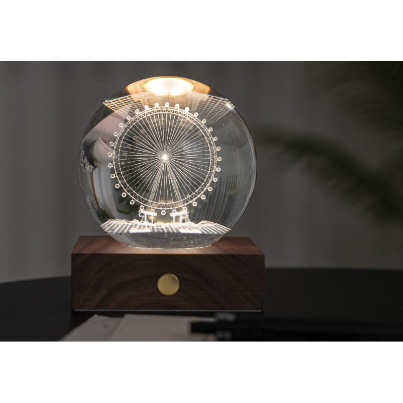 AMBER CRYSTAL LIGHT, 3D laser Ferris Wheel