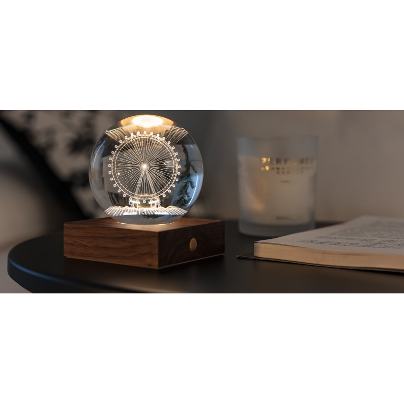 AMBER CRYSTAL LIGHT, 3D laser Ferris Wheel