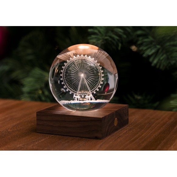 AMBER CRYSTAL LIGHT, 3D laser Ferris Wheel