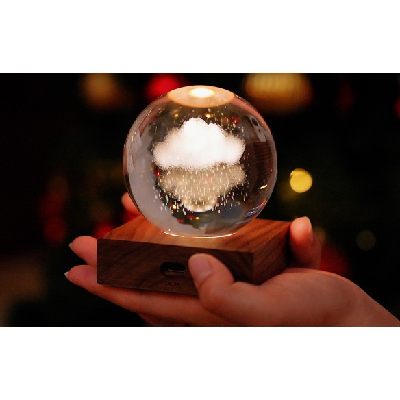 AMBER CRYSTAL LIGHT, 3D laser Rain Cloud