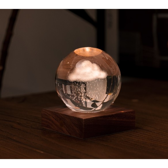 AMBER CRYSTAL LIGHT, 3D laser Rain Cloud