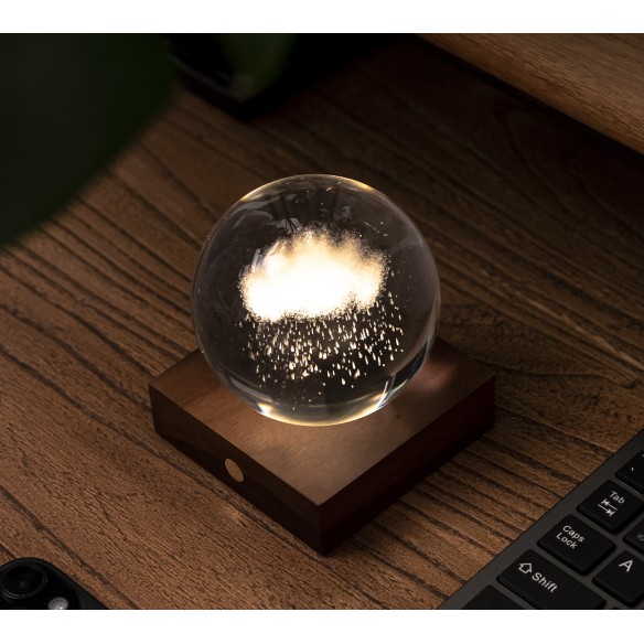 AMBER CRYSTAL LIGHT, 3D laser Rain Cloud