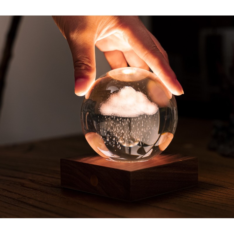 AMBER CRYSTAL LIGHT, 3D laser Rain Cloud