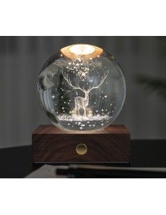 AMBER CRYSTAL LIGHT, 3D laser Stag 2