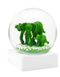 SNOWGLOBES, Elephant Topiary