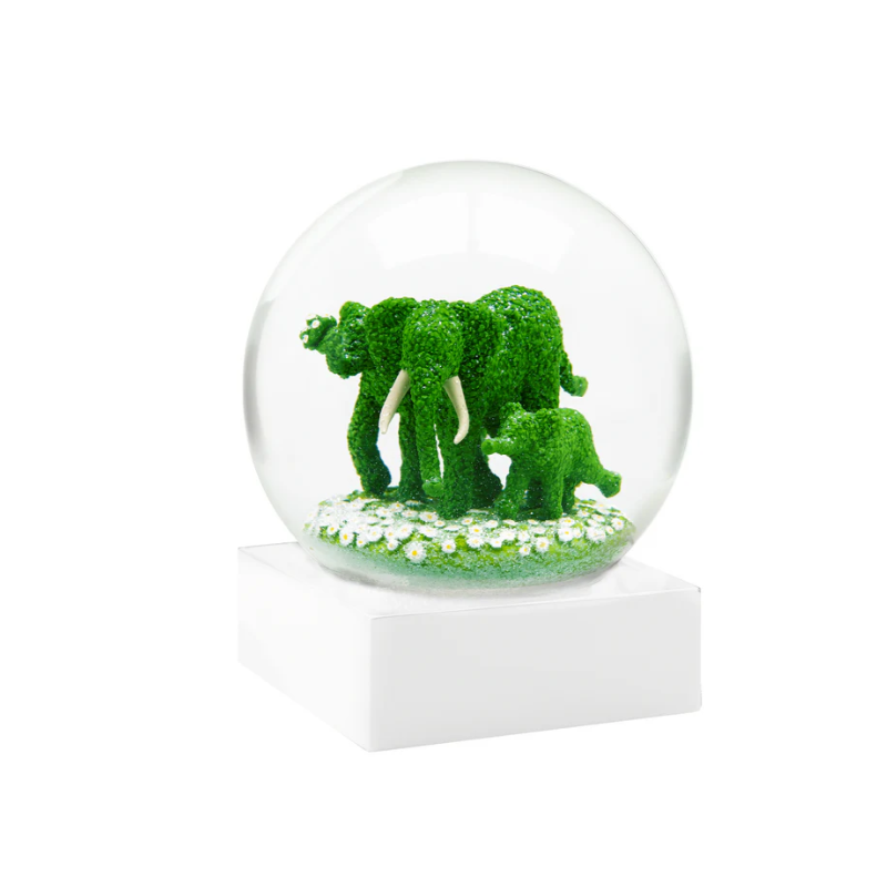 SNOWGLOBES, Elephant Topiary