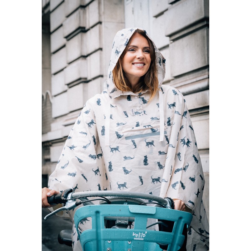 PONCHO SMATI Chat Noir di Smati Paris