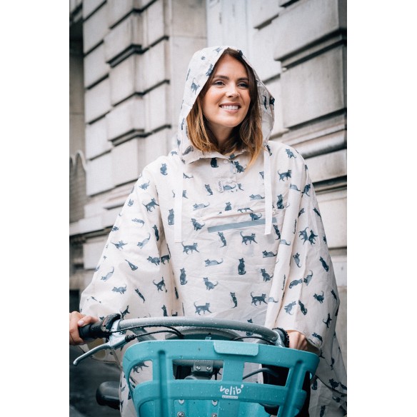 PONCHO SMATI Chat Noir di Smati Paris