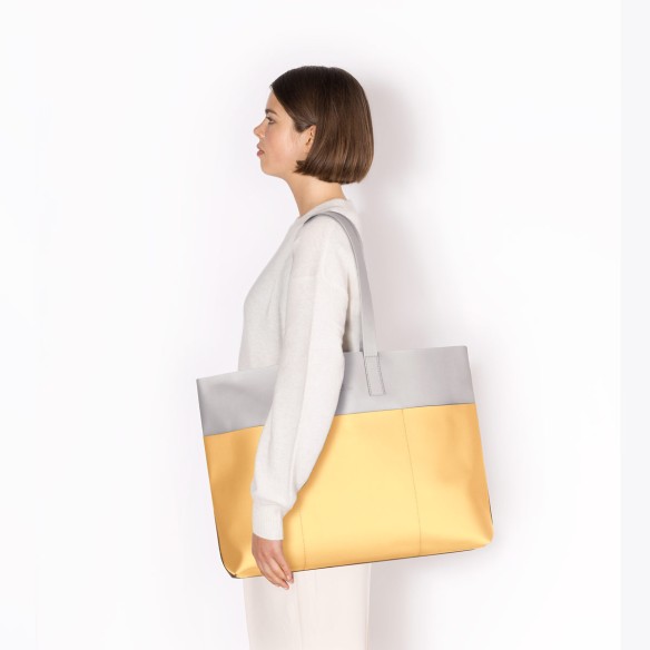 EMILIA BAG INFINITY, Glacier Grey - Lemon
