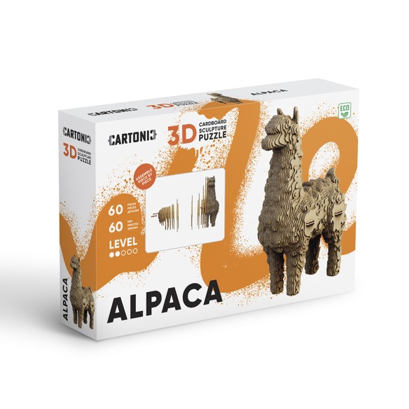 CARTONIC 3D PUZZLE, Alpaca