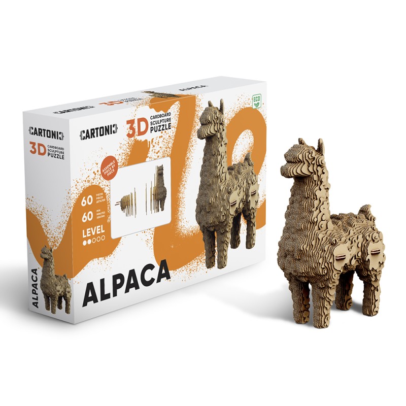 CARTONIC 3D PUZZLE, Alpaca