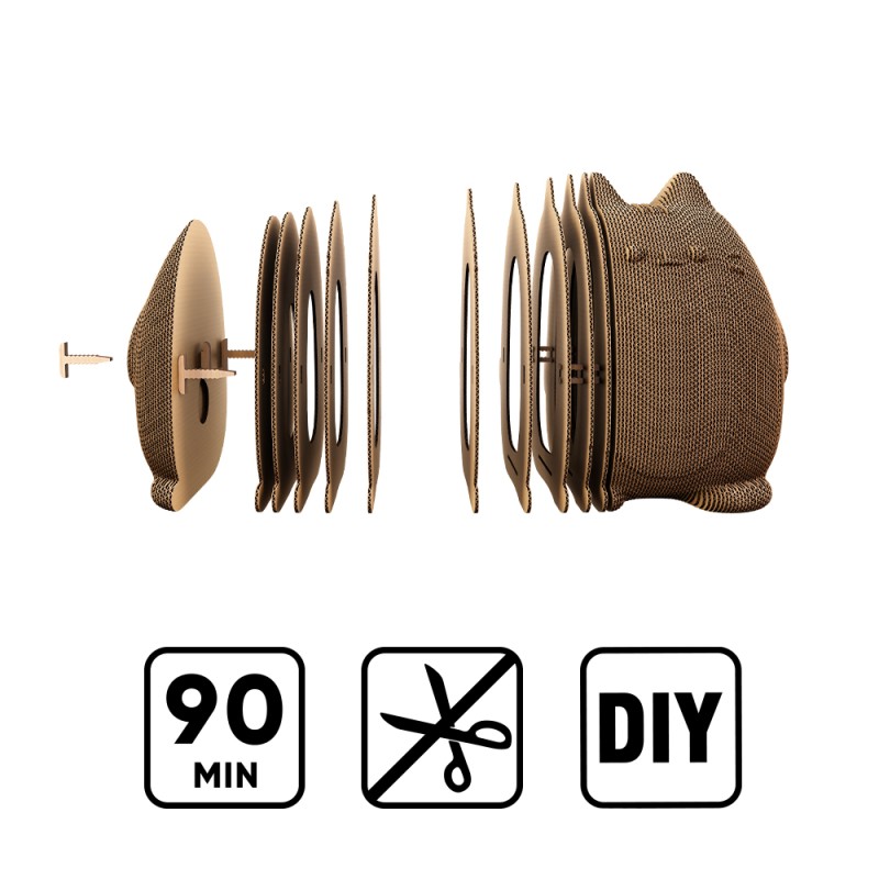 CARTONIC 3D PUZZLE, Cute Cat Money Bank