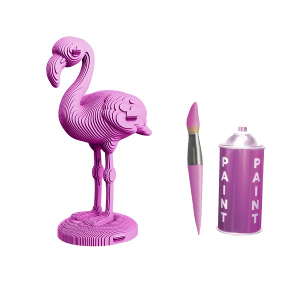 CARTONIC 3D PUZZLE, Flamingo