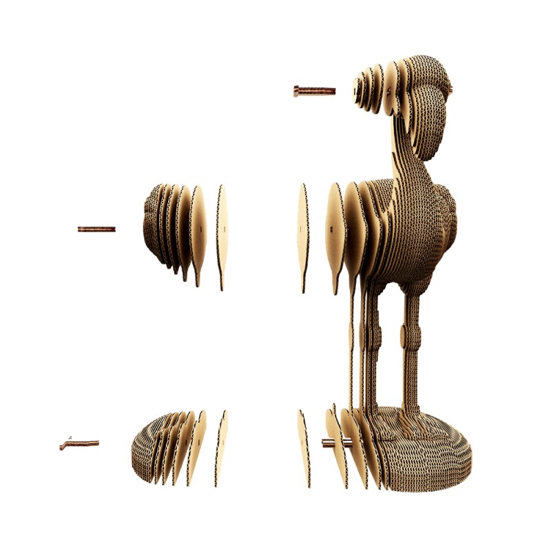 CARTONIC 3D PUZZLE, Flamingo