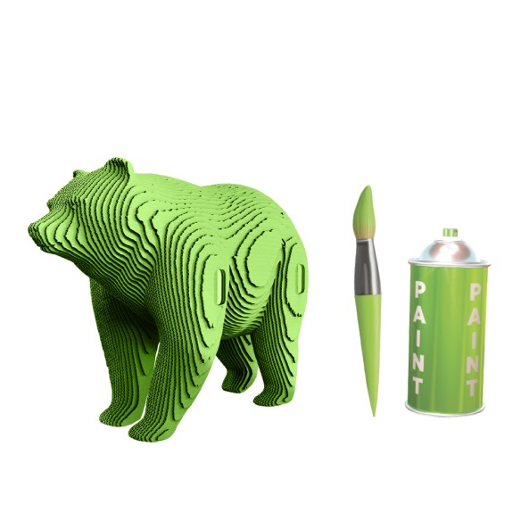 CARTONIC 3D PUZZLE, Grizzly Bear