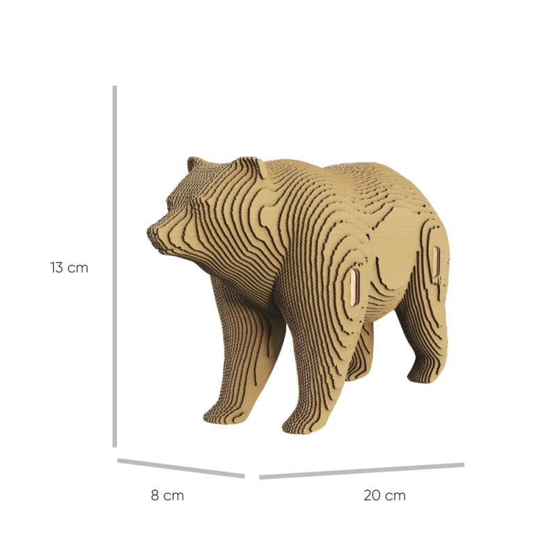 CARTONIC 3D PUZZLE, Grizzly Bear