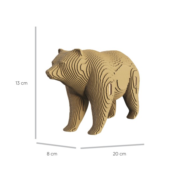 CARTONIC 3D PUZZLE, Grizzly Bear