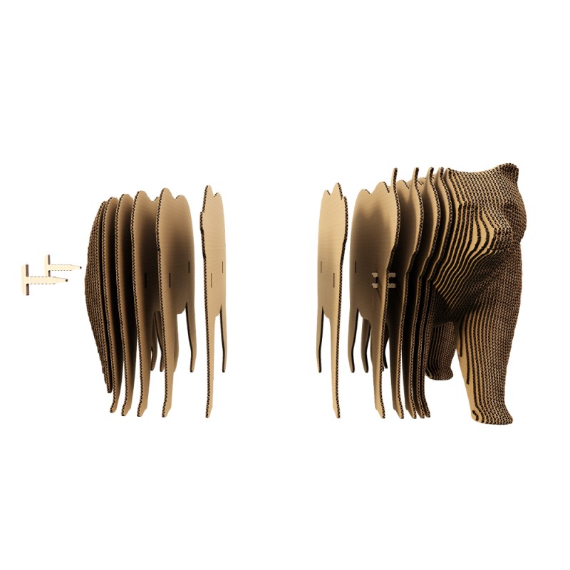 CARTONIC 3D PUZZLE, Grizzly Bear