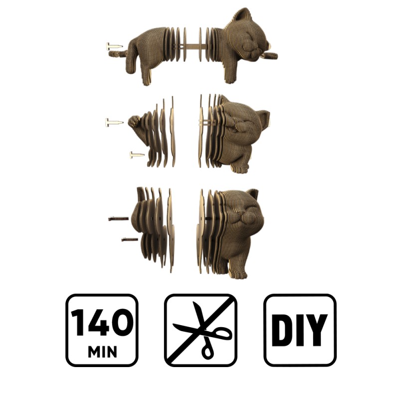 CARTONIC 3D PUZZLE, Kittens Trio