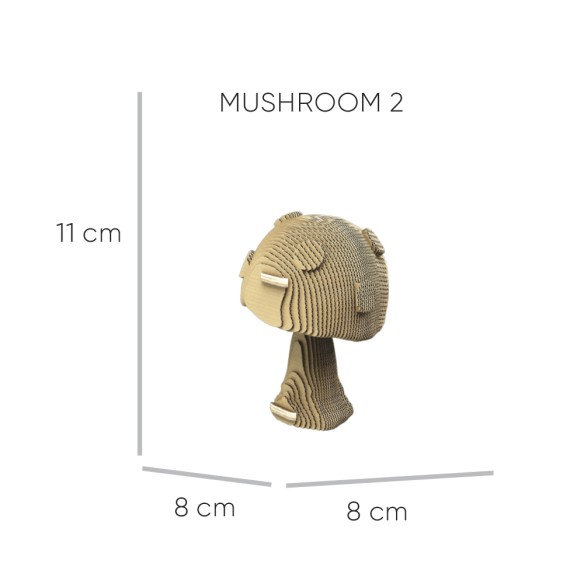 CARTONIC 3D PUZZLE, Mushrooms