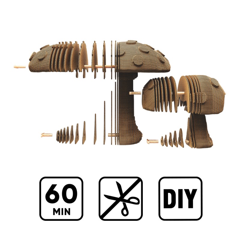 CARTONIC 3D PUZZLE, Mushrooms