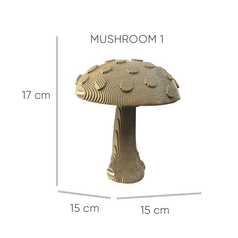 CARTONIC 3D PUZZLE, Mushrooms