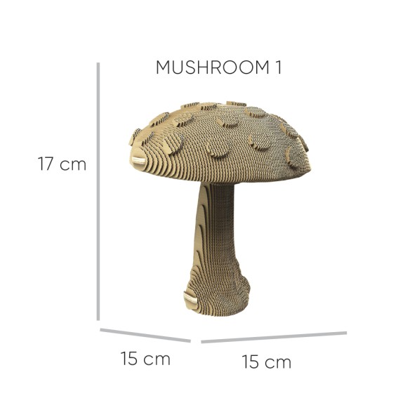 CARTONIC 3D PUZZLE, Mushrooms