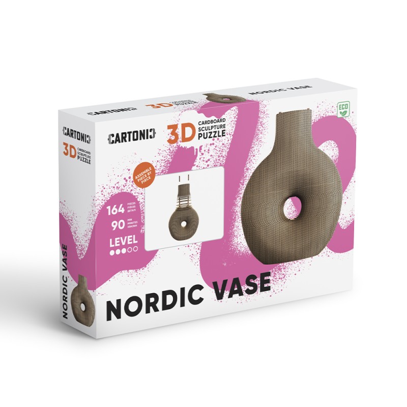 CARTONIC 3D PUZZLE, Nordic vase