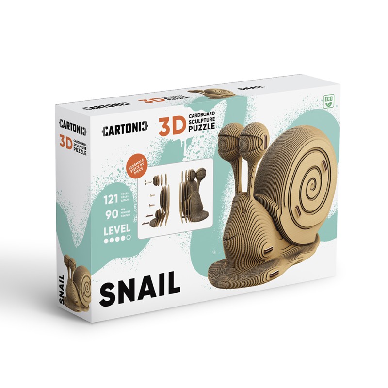 CARTONIC 3D PUZZLE, Snail
