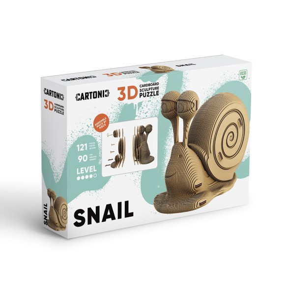 CARTONIC 3D PUZZLE, Snail