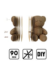 CARTONIC 3D PUZZLE, Teddy bear 2