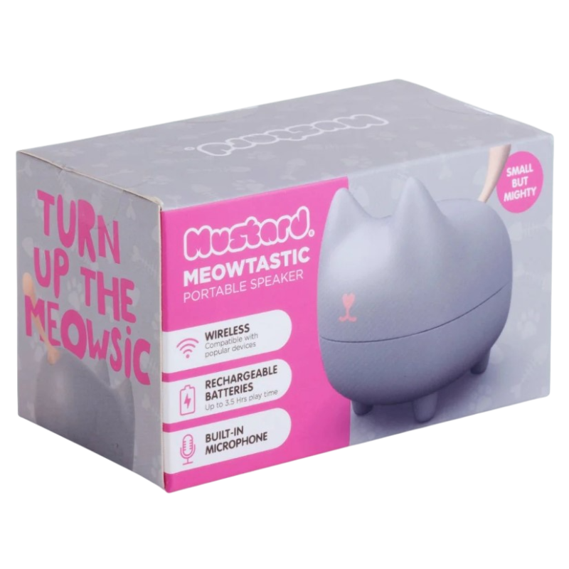 MUSTARD Meowtastic Cat Speaker