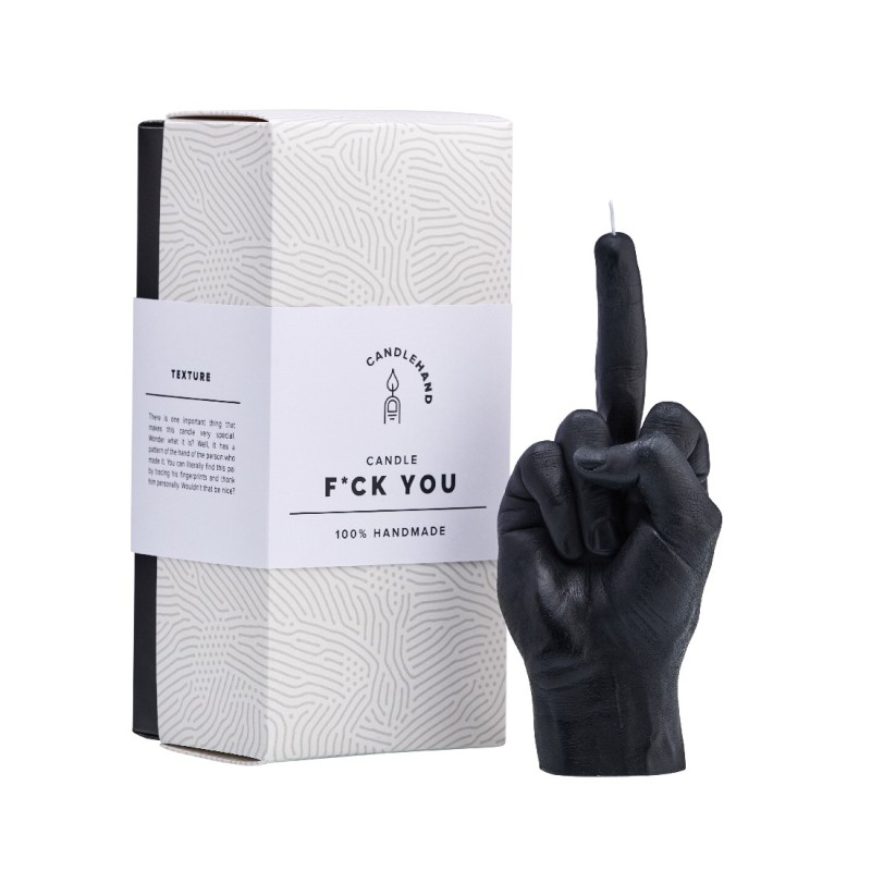 CandleHand "F*ck you", Black