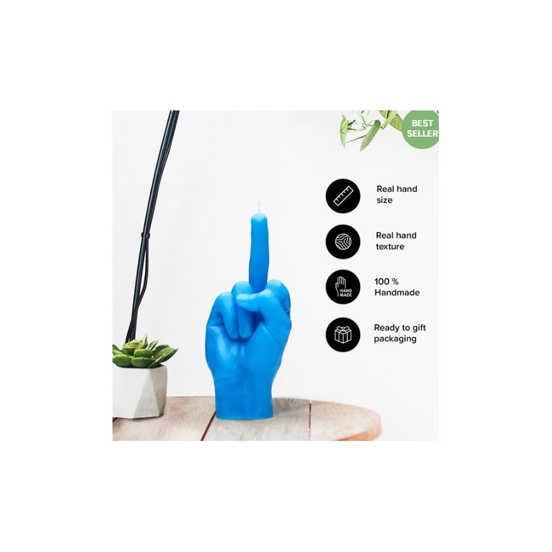 CandleHand "F*ck you", Blue