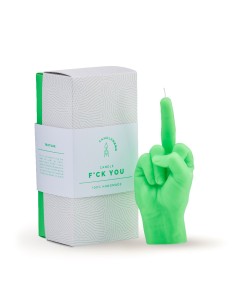 CandleHand "F*ck you", Green Neon