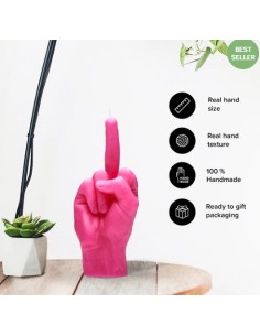 CandleHand "F*ck you", Pink 2